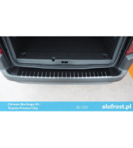 Rear bumper protector + carbon foil CITROEN BERLINGO III