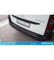 Rear bumper protector + carbon foil CITROEN BERLINGO III