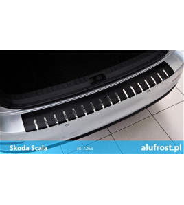 Ladenkantenschutz + carbon folie SKODA SCALA