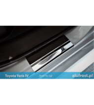 Seuil de porte + fibre en carbone TOYOTA YARIS III 5D