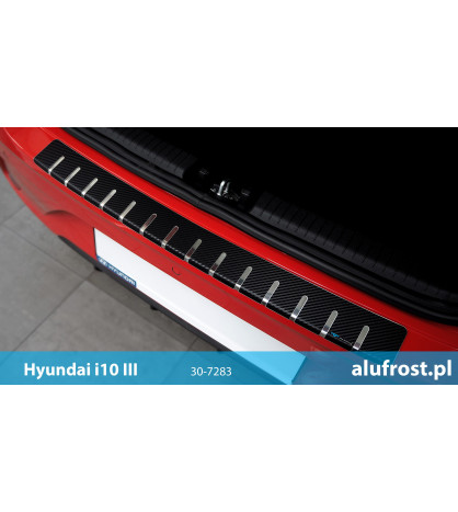 Nakładka na zderzak + folia karbonowa HYUNDAI i10 I