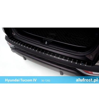 Rear bumper protector + carbon foil HYUNDAI TUCSON IV