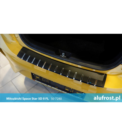 Ladenkantenschutz + carbon folie MITSUBISHI OUTLANDER III