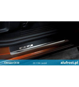 Seuil de porte + fibre en carbone CITROEN C4 II