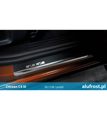 Seuil de porte + fibre en carbone CITROEN C4 II