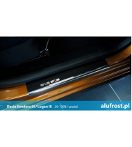 Door sills + carbon foil DACIA SANDERO II