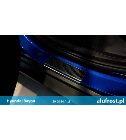 Nakładki progowe + folia karbonowa HYUNDAI SANTA FE IV
