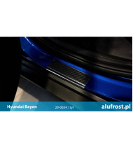 Nakładki progowe + folia karbonowa HYUNDAI SANTA FE IV