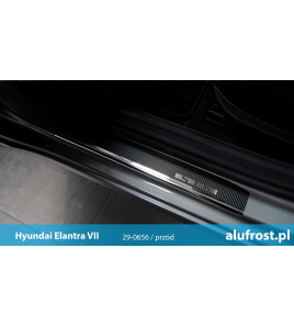 Nakładki progowe + folia karbonowa HYUNDAI ELANTRA V