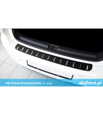 Płaska nakładka na zderzak (stal + folia karbonowa) VW ARTEON SHOOTING BRAKE (KOMBI) Seria T