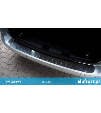 Płaska nakładka na zderzak (stal) VOLKSWAGEN CADDY III