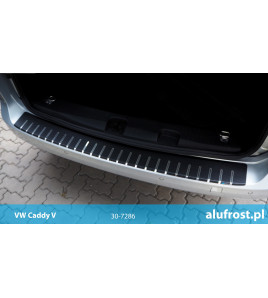 Nakładka na zderzak + folia karbonowa VOLKSWAGEN CADDY III