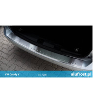 Rear bumper protector (inox) VOLKSWAGEN CADDY III FL
