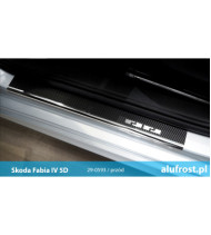 Seuil de porte + fibre en carbone SKODA FABIA II