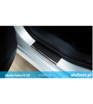 Seuil de porte + fibre en carbone SKODA FABIA II