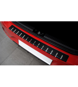 Nakładka na zderzak + folia karbonowa MERCEDES KLASA E (W212) 4D