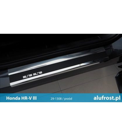 Nakładki progowe + folia karbonowa HONDA HR-V II
