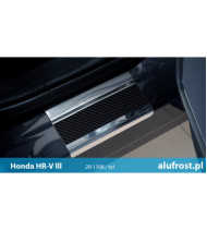 Nakładki progowe + folia karbonowa HONDA HR-V II