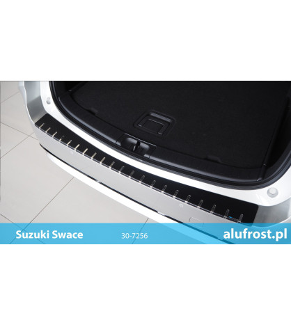 Rear bumper protector + carbon foil TOYOTA COROLLA XII KOMBI