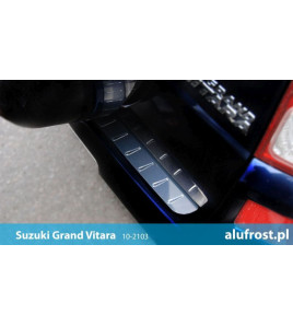 Płaska nakładka na zderzak (stal) SUZUKI GRAND VITARA II 3D / 5D (wersja z kołem zapasowym)