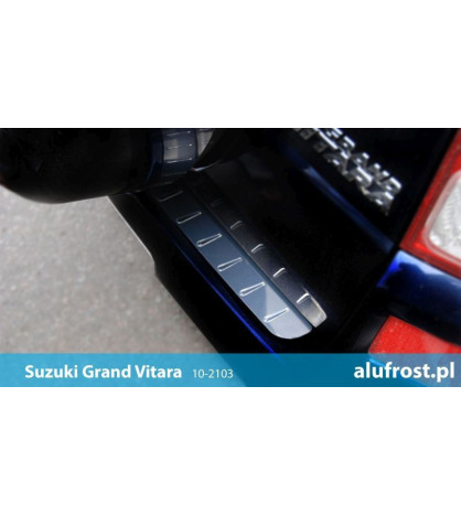 Płaska nakładka na zderzak (stal) SUZUKI GRAND VITARA II 3D / 5D (wersja z kołem zapasowym)