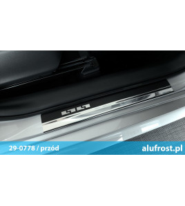 Einstiegsleisten + carbon folie TOYOTA YARIS III 5D