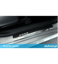 Door sills + carbon foil TOYOTA YARIS III 5D