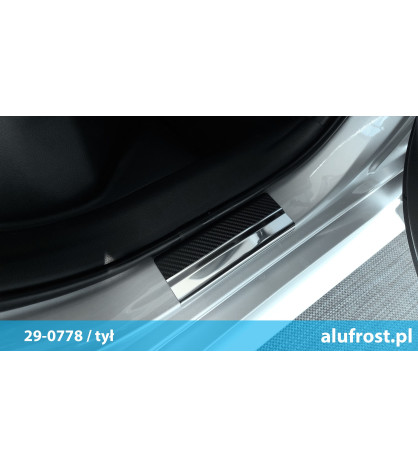 Einstiegsleisten + carbon folie TOYOTA YARIS III 5D