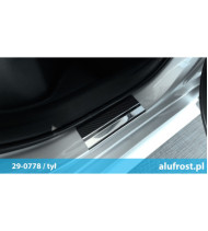 Door sills + carbon foil TOYOTA YARIS III 5D