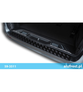 Nakładka z zagięciem na zderzak (aluminium) OPEL VIVARO III / ZAFIRA LIFE