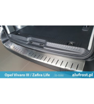 Rear bumper protector OPEL VIVARO III / ZAFIRA LIFE