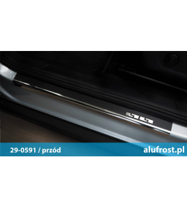 Door sills + carbon foil SKODA FABIA I