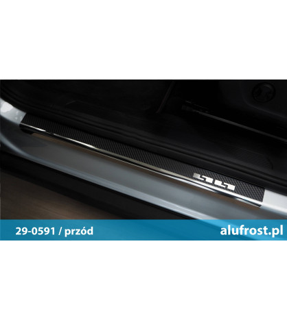 Door sills + carbon foil SKODA FABIA I