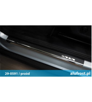 Door sills + carbon foil SKODA FABIA I