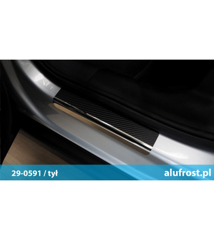 Door sills + carbon foil SKODA FABIA I