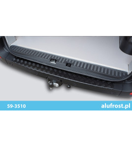 Rear bumper protector (aluminium) OPEL VIVARO III / ZAFIRA LIFE