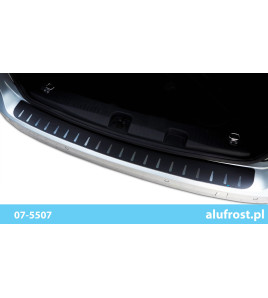 Rear bumper protector (steal + carbon foil) FORD TOURNEO CONNECT III