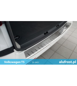 Nakładka na zderzak VOLKSWAGEN T6 TRANSPORTER | T6 MULTIVAN | T6 CARAVELLE (tylne drzwi otwierane na boki)
