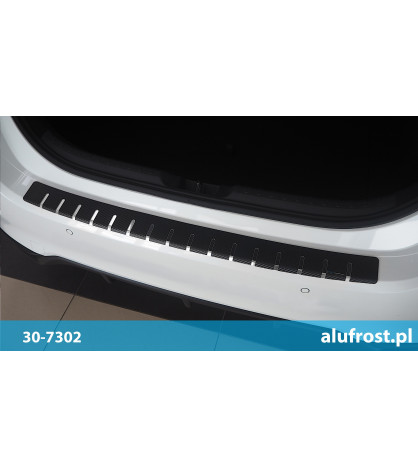 Rear bumper protector + carbon foil HYUNDAI i10 I