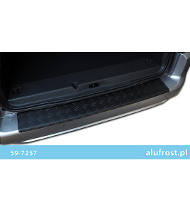 Rear bumper protector (aluminium) OPEL VIVARO III / ZAFIRA LIFE