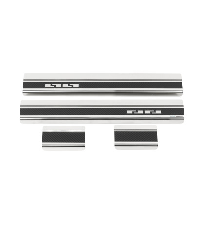 Seuil de porte + fibre en carbone ALFA ROMEO 156