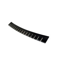 Rear bumper protector + carbon foil TOYOTA AURIS II FL 5D