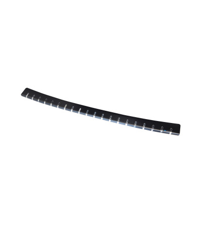 Rear bumper protector + carbon foil TOYOTA RAV-4 V