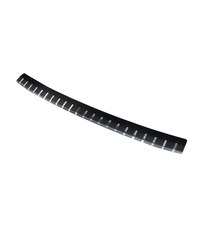 Rear bumper protector + carbon foil VOLKSWAGEN TOUAREG III