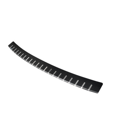 Rear bumper protector + carbon foil VOLKSWAGEN TIGUAN II / TIGUAN ALLSPACE