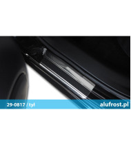 Door sills + carbon foil NISSAN QASHQAI I | II