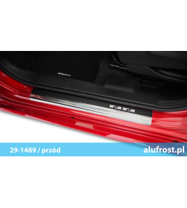 Door sills + carbon foil SUZUKI SWIFT III 5D