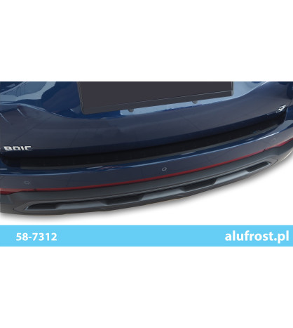 Rear bumper protector (black matt) BAIC BEIJING 3