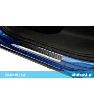 Nakładki progowe + folia karbonowa SKODA KODIAQ II