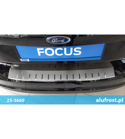 Rear bumper protector FORD FOCUS III FL 5D